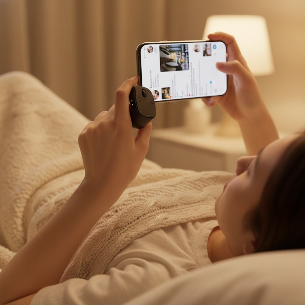 Remote Control Wireless Bluetooth Roller Fingertip Ring Portable Mobile Selfie Mice Video Automatic Page Turner Browsing Ring