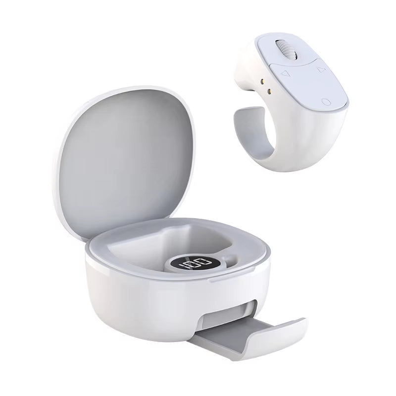 Remote Control Wireless Bluetooth Roller Fingertip Ring Portable Mobile Selfie Mice Video Automatic Page Turner Browsing Ring