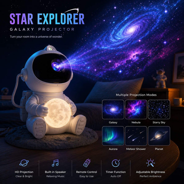 Astronaut Galaxy Projector