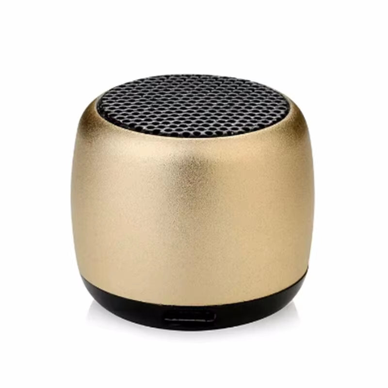 Experience Powerful Sound Anywhere with the M1 Mini Bluetooth-Compatible Portable Speaker - Your Compact Metal Subwoofer Solution!