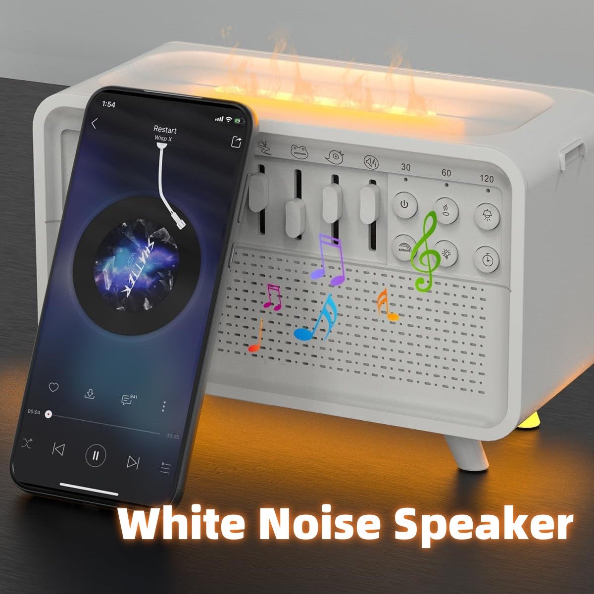 REXSAR Sleep Sanctuary™ — 5 - in - 1 White Noise Machine - REXSAR™