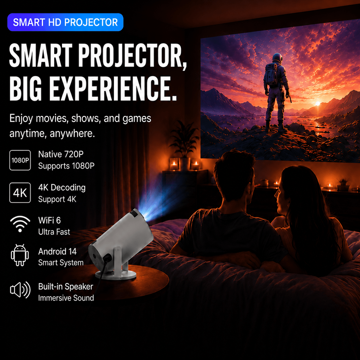 REXSAR™ Smart Cinema Projector Pro - REXSAR™